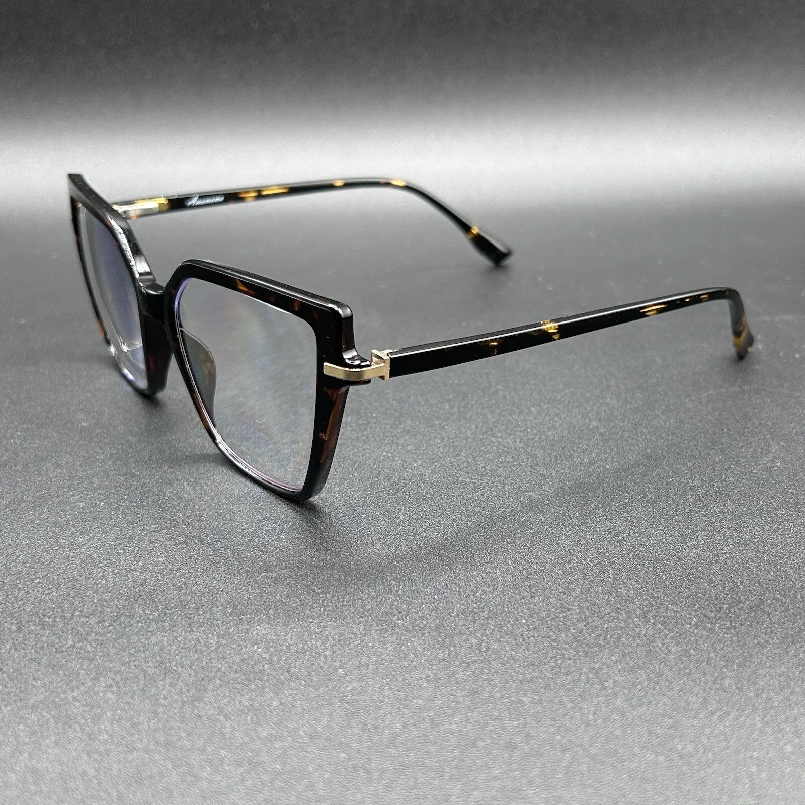 NEW Amomoma BLACK trendy Oversized Blue Light Filter Readers 1.5 Strength Retro 4